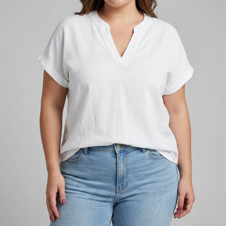 Ysolde | Comfortabele V-hals Blouse