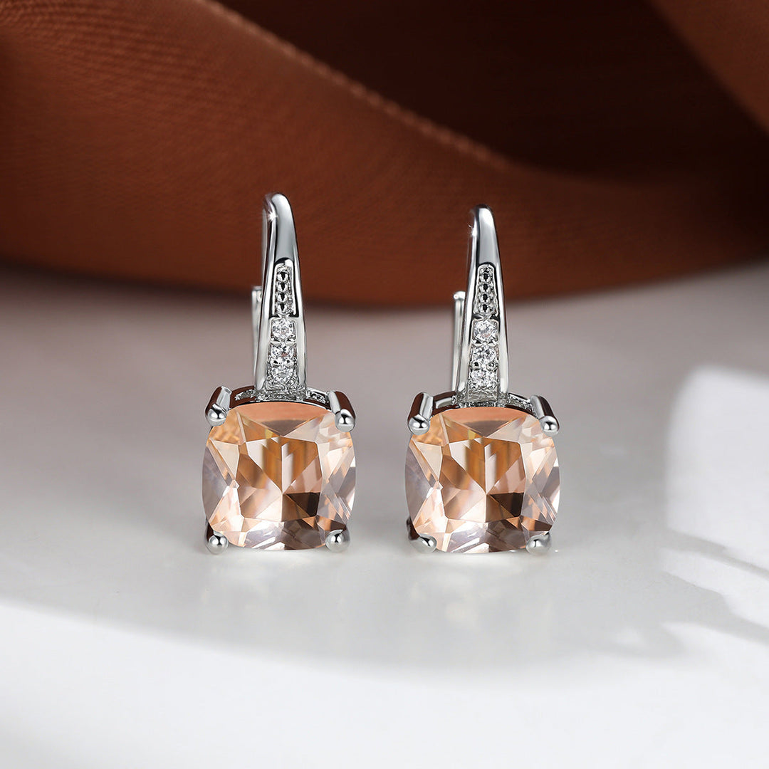 Amity Stone Hoepel Oorbellen | Goud