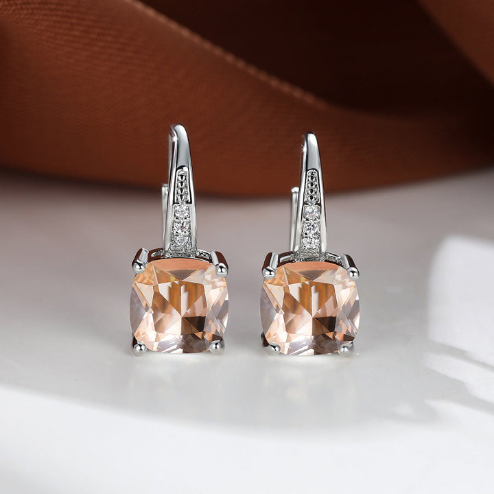 Amity Stone Hoepel Oorbellen | Goud