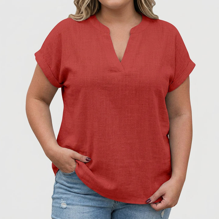 Ysolde | Comfortabele V-hals Blouse