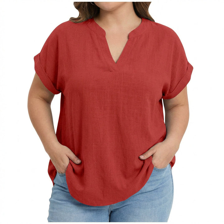 Vienne | Ontspannen V-hals Blouse