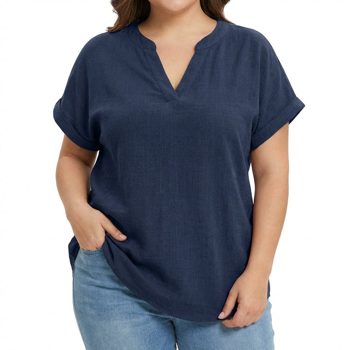 Vienne | Ontspannen V-hals Blouse