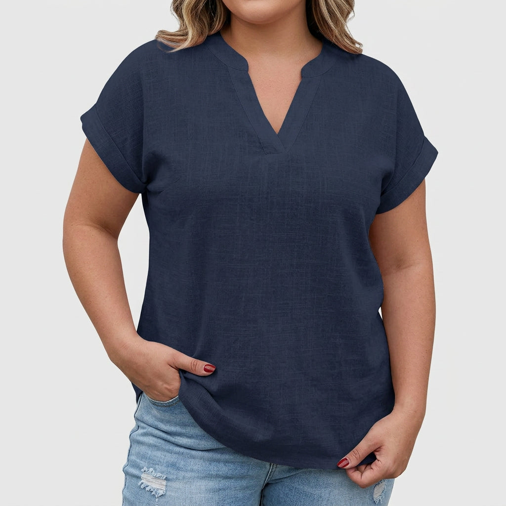 Ysolde | Comfortabele V-hals Blouse