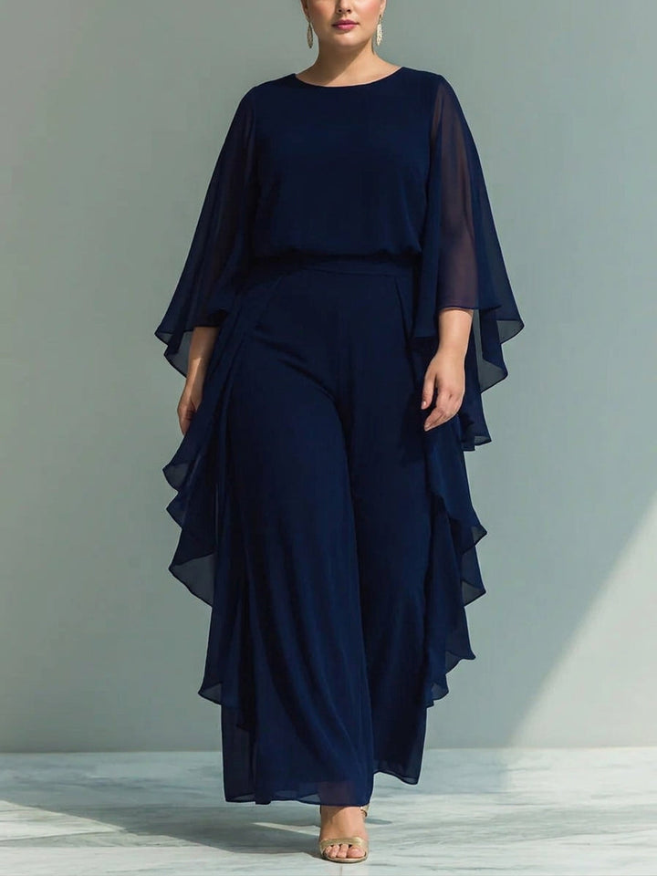 Lior | Elegante Vloeiende Avond Jumpsuit