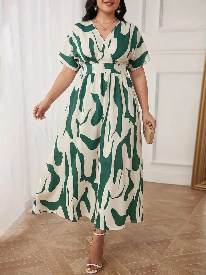 Nadia - Abstracte Elegant Jurk