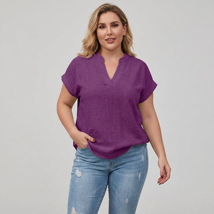 Ysolde | Comfortabele V-hals Blouse