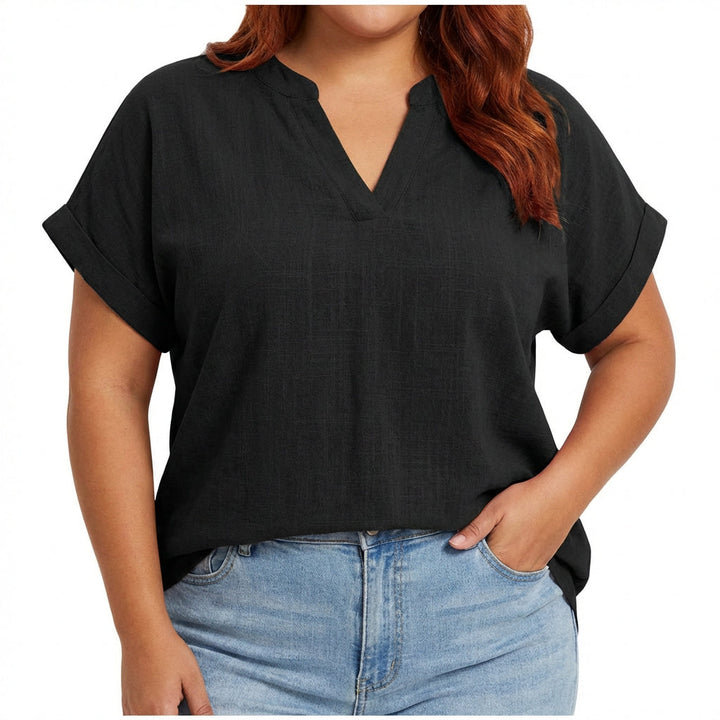 Vienne | Ontspannen V-hals Blouse