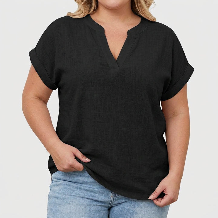 Ysolde | Comfortabele V-hals Blouse