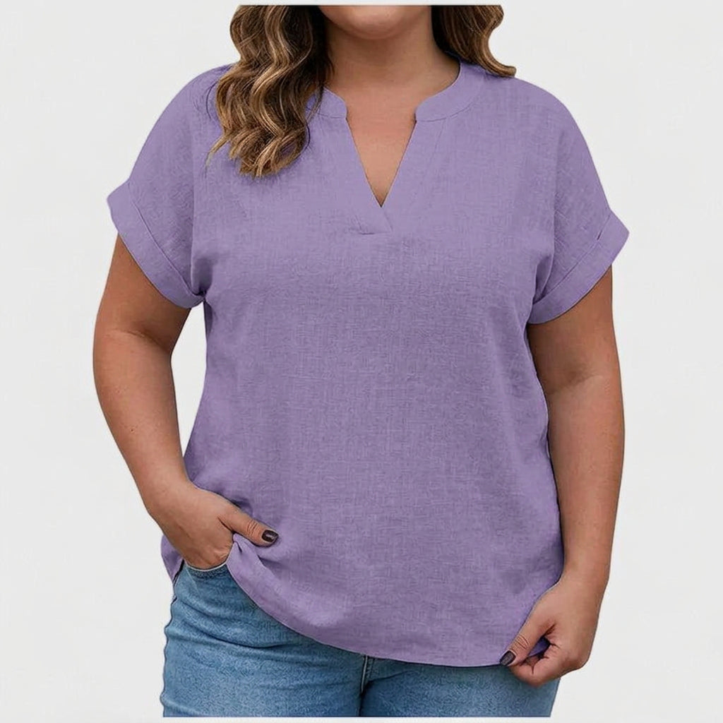Ysolde | Comfortabele V-hals Blouse