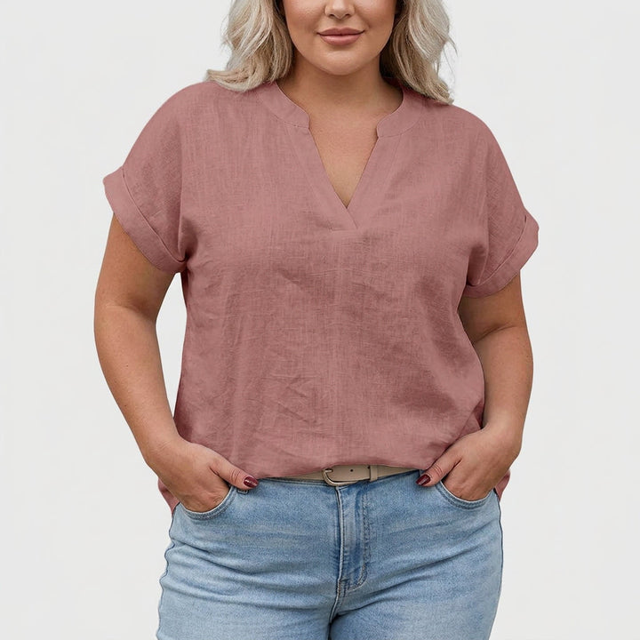 Ysolde | Comfortabele V-hals Blouse