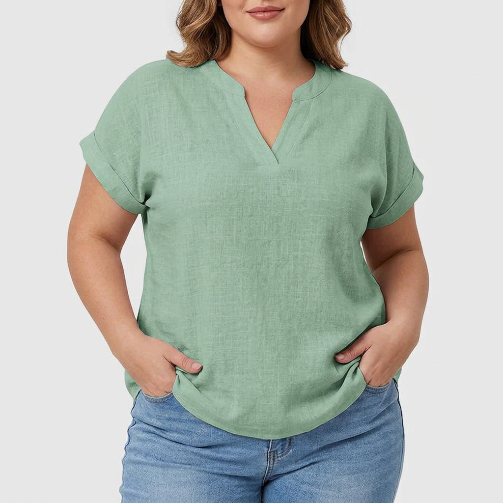 Ysolde | Comfortabele V-hals Blouse