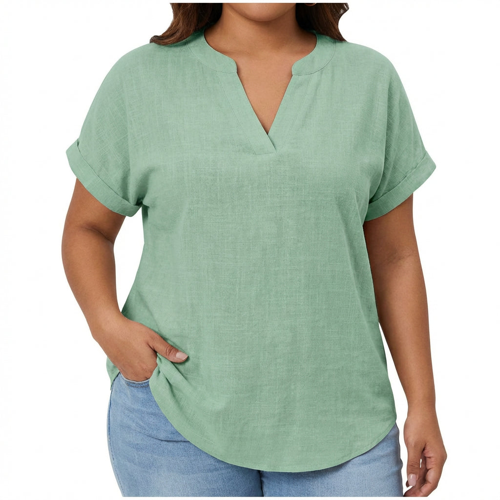Vienne | Ontspannen V-hals Blouse