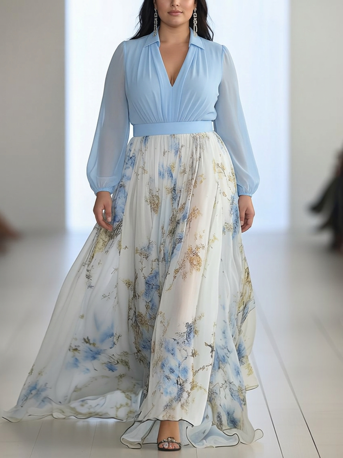 Alessia | Mooie Maxi Jurk met Bloemenprint