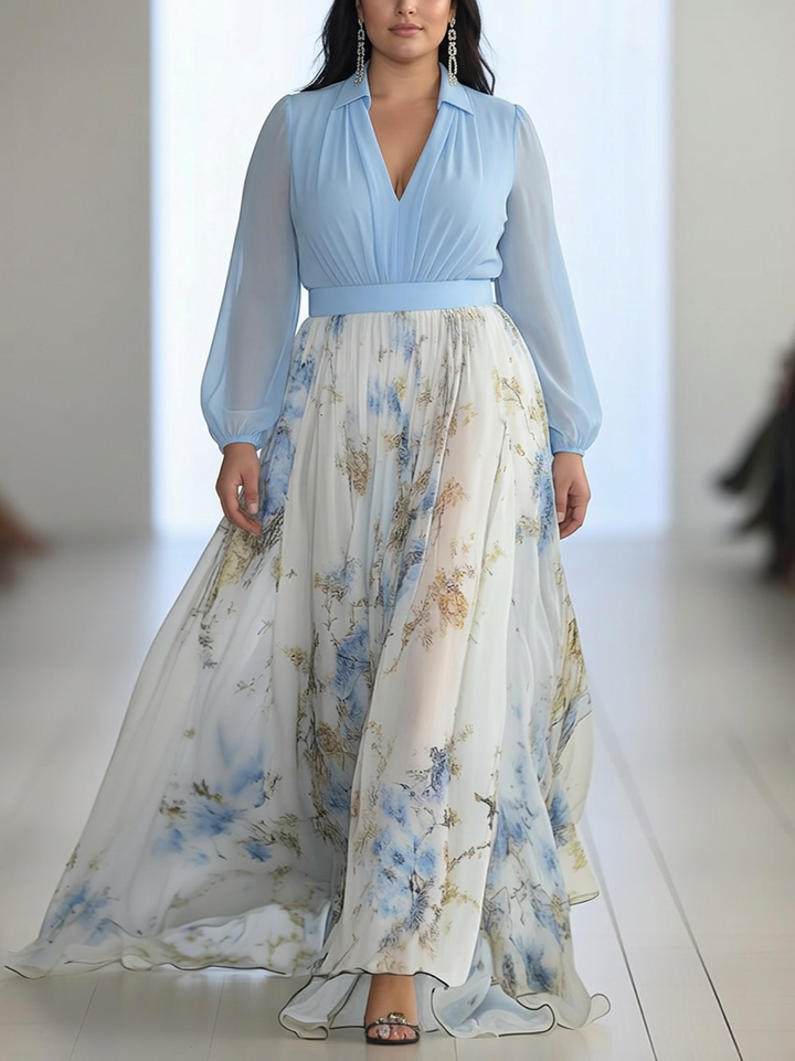 Alessia | Mooie Maxi Jurk met Bloemenprint