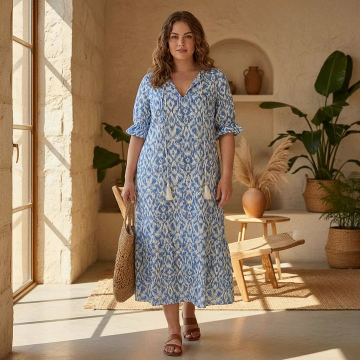 Rosalind - Boho Buikbedekkende Jurk