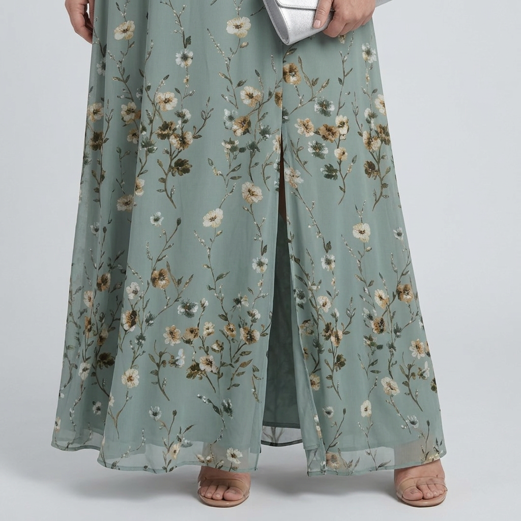 Ottilie | Halter Bloom Flow Maxi Jurk