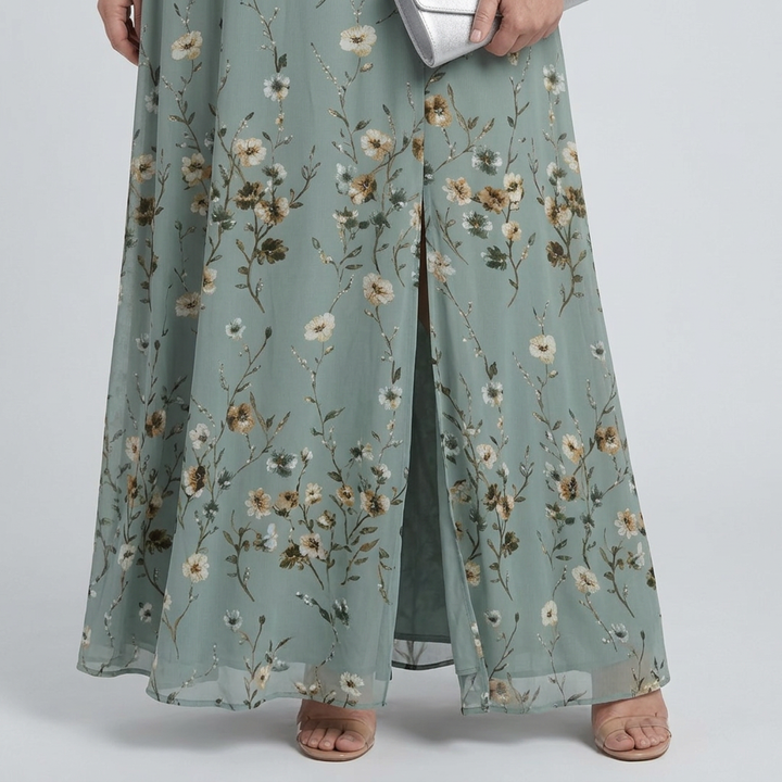 Ottilie | Halter Bloom Flow Maxi Jurk