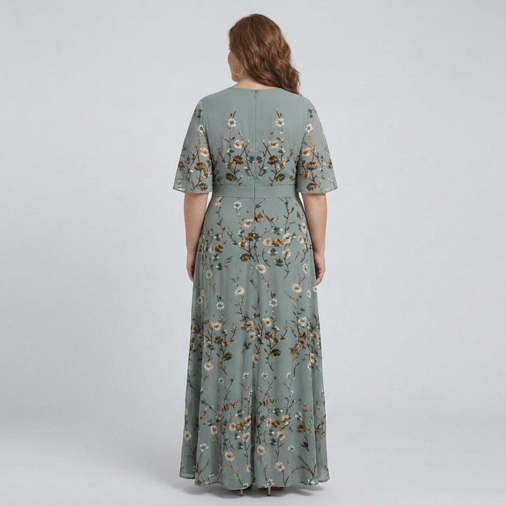 Ottilie | Halter Bloom Flow Maxi Jurk