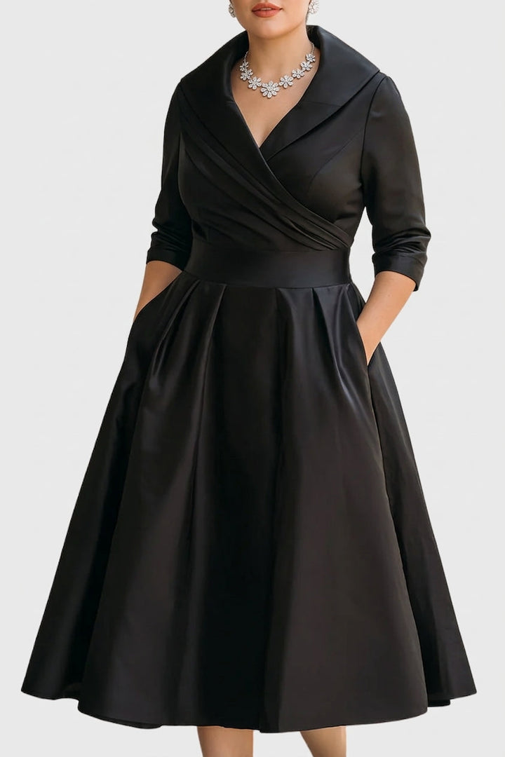 Romaine - Elegante midi-jurk