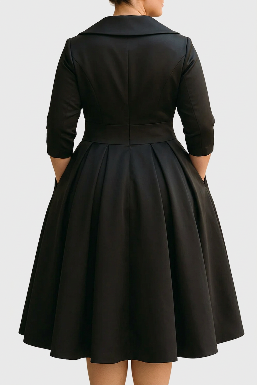 Romaine - Elegante midi-jurk