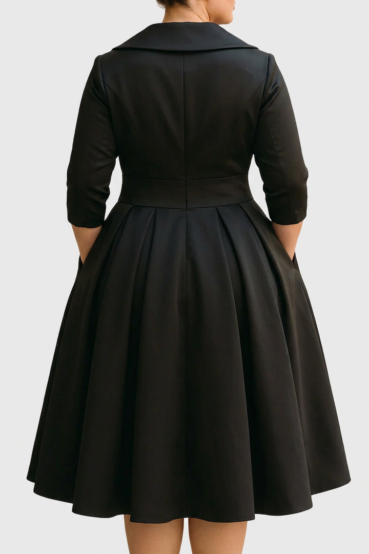 Romaine - Elegante midi-jurk