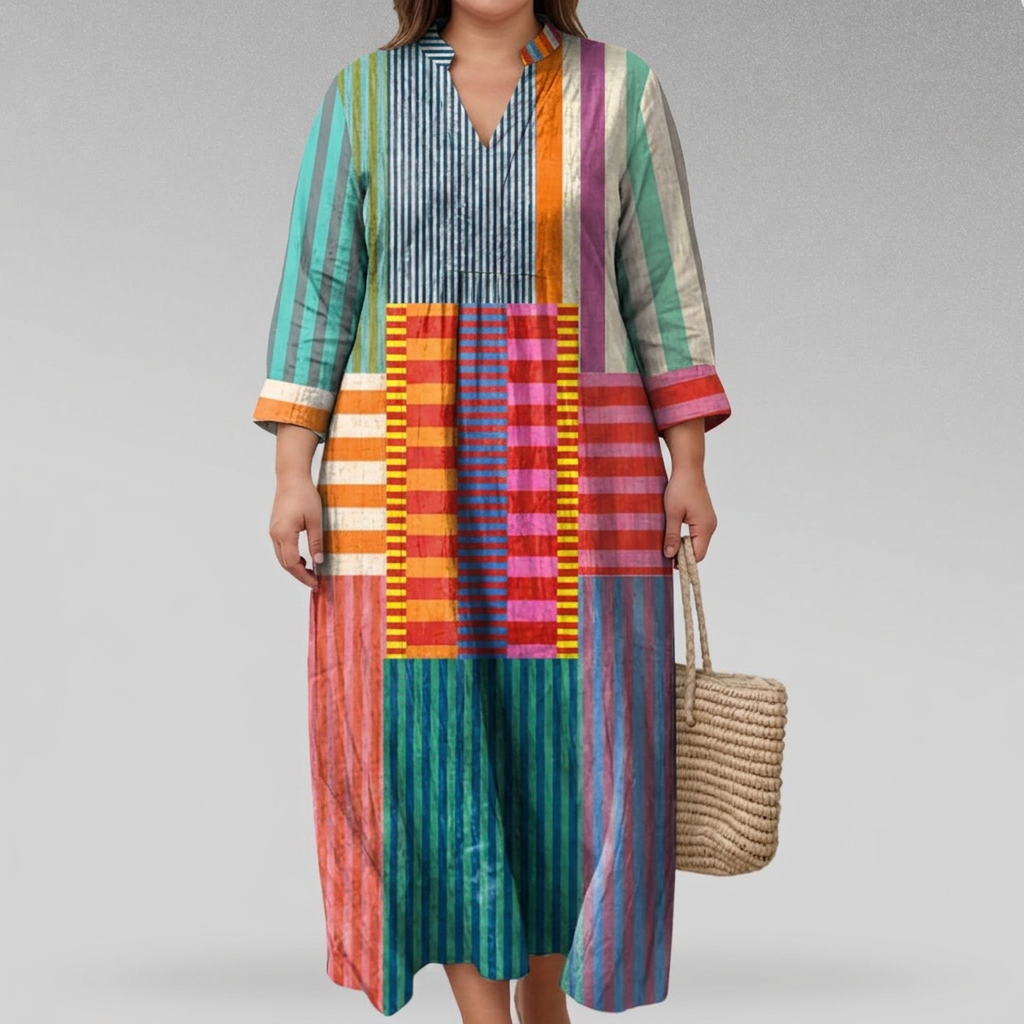 HEDDA | ELEGANTE GEOMETRISCHE JURK