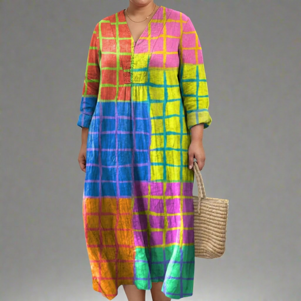 BEATRIX | ELEGANTE GEOMETRISCHE JURK