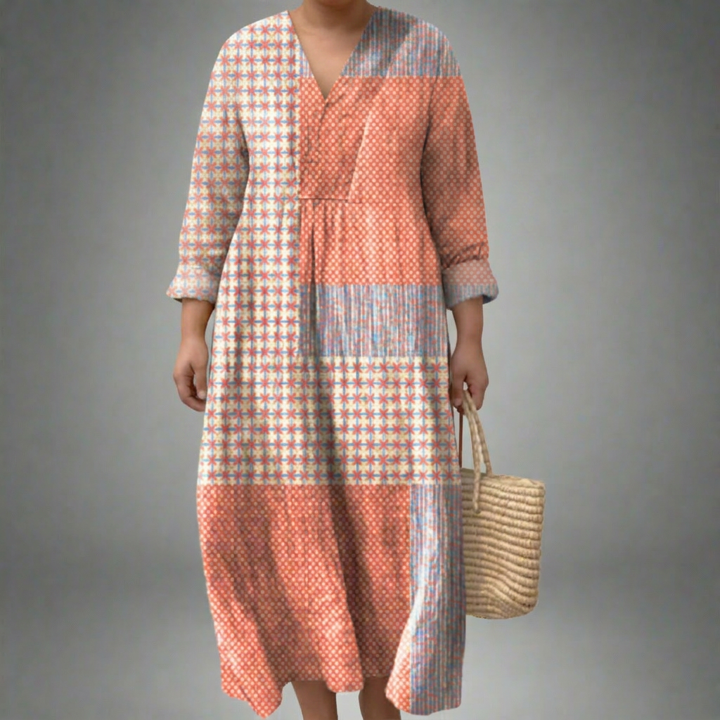 FAYE | ELEGANTE GEOMETRISCHE JURK