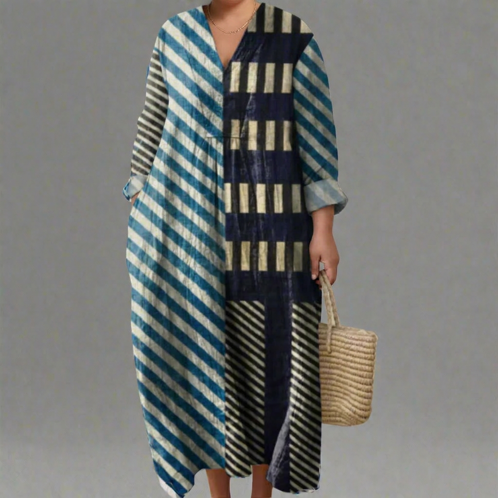 THEODORA | ELEGANTE GEOMETRISCHE JURK