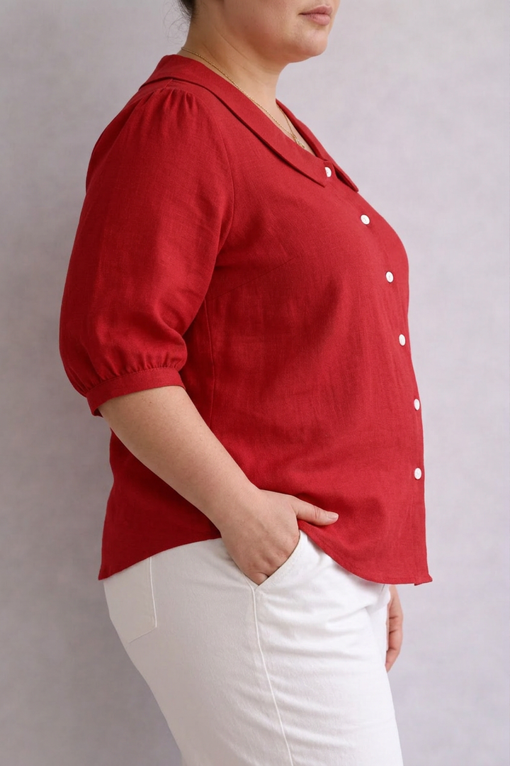 Vera | Blouse met Kraag
