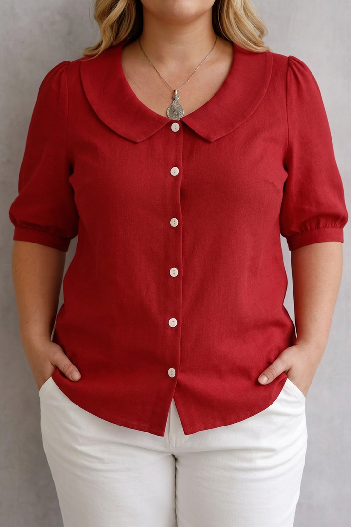 Vera | Blouse met Kraag