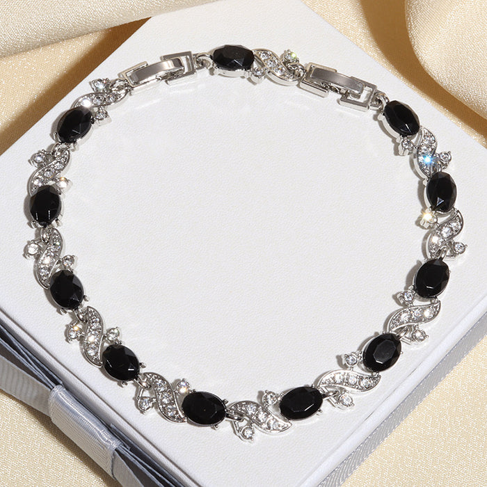 Katya Valethyst Armband | Wit Goud