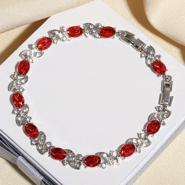 Katya Valethyst Armband | Wit Goud