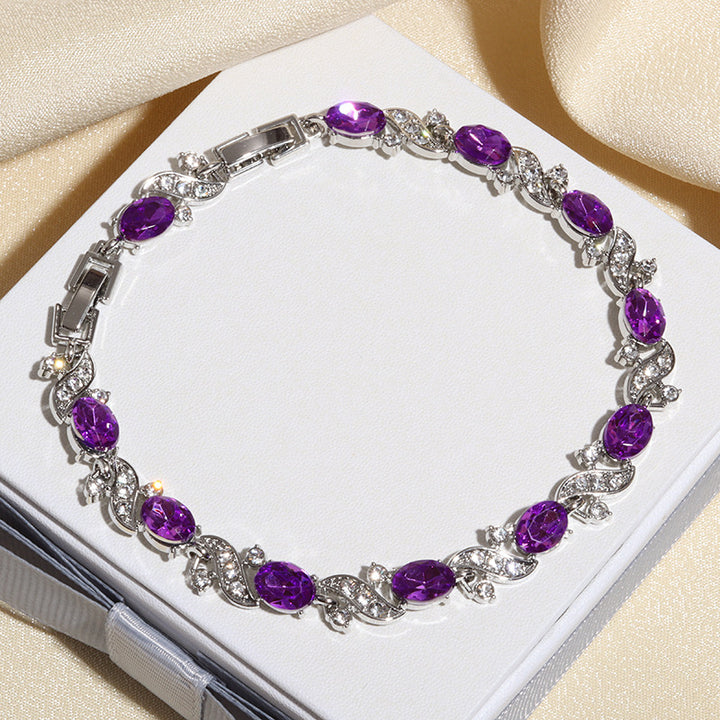 Katya Valethyst Armband | Wit Goud