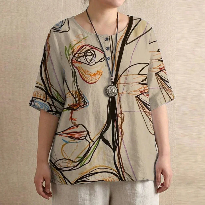 Arabella | Retro-geïnspireerde Blouse