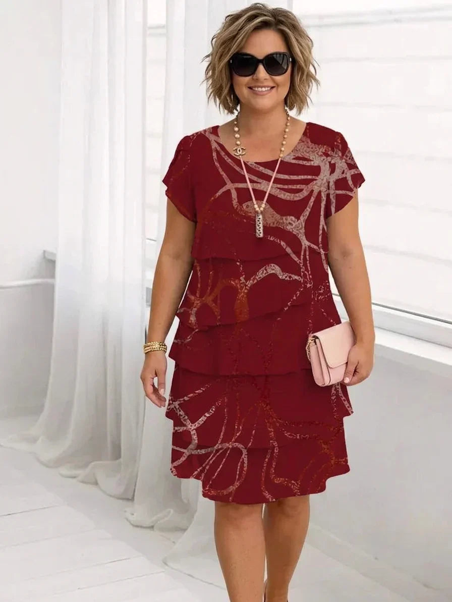 Seren | Elegante Comfort Ruffle Jurk