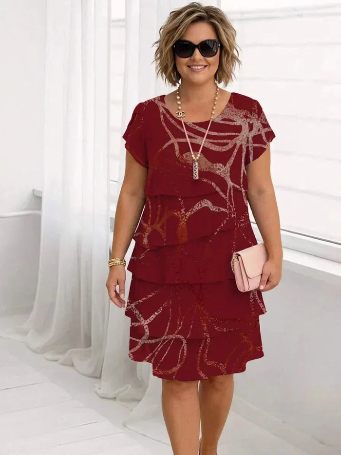 Seren | Elegante Comfort Ruffle Jurk