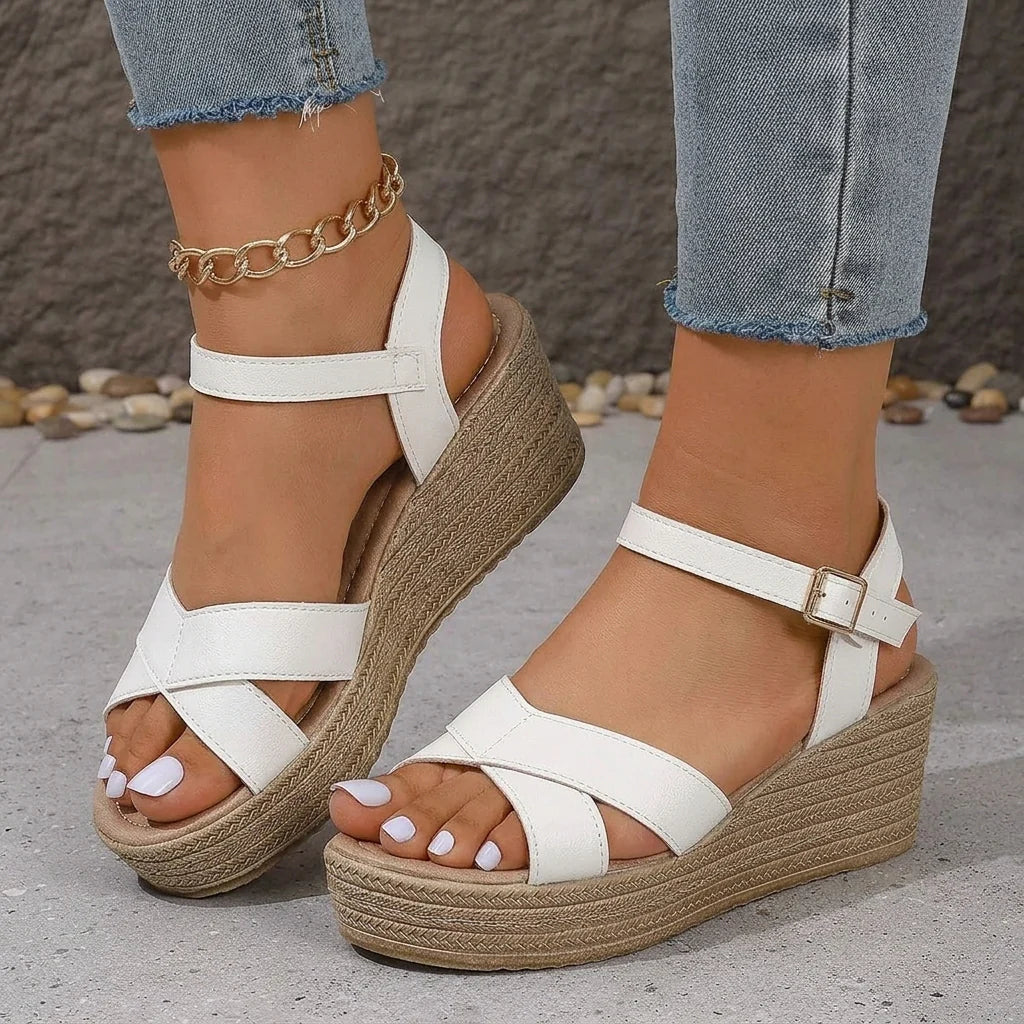 Eleni | Wedge Sandalen