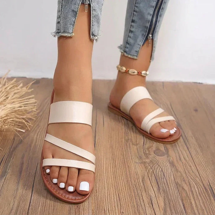 Zora | Platte Sandalen