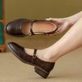 Ondine | Klassieke Comfort Mary Janes Gemaakt van Leer