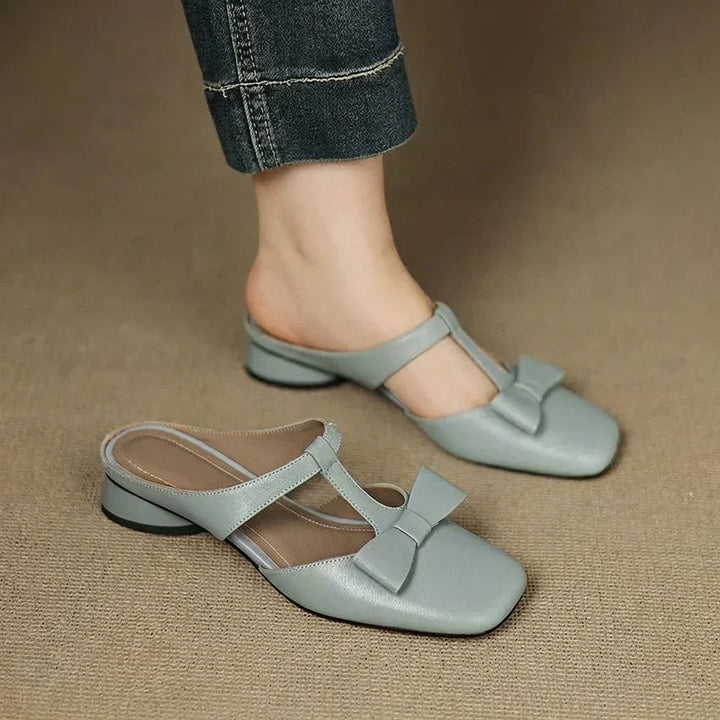 Ula | Vierkante Teen Slippers