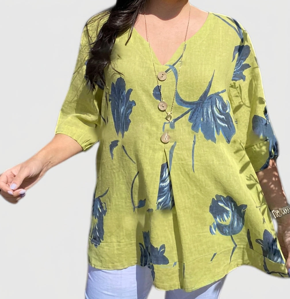 Junia | Elegante Bloemenprint Blouse