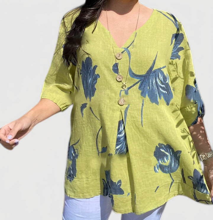 Junia | Elegante Bloemenprint Blouse