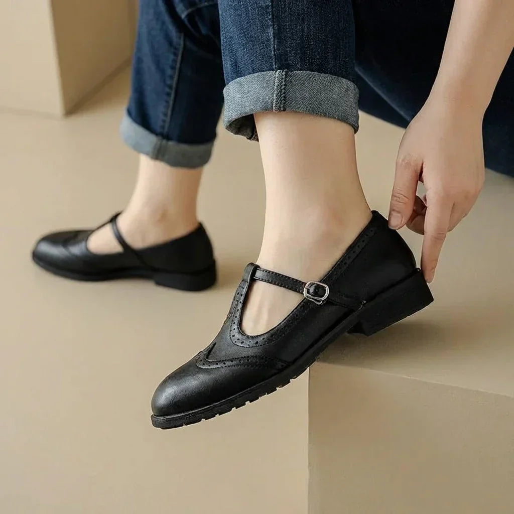 Iona | Elegante T-Strap Mary Janes