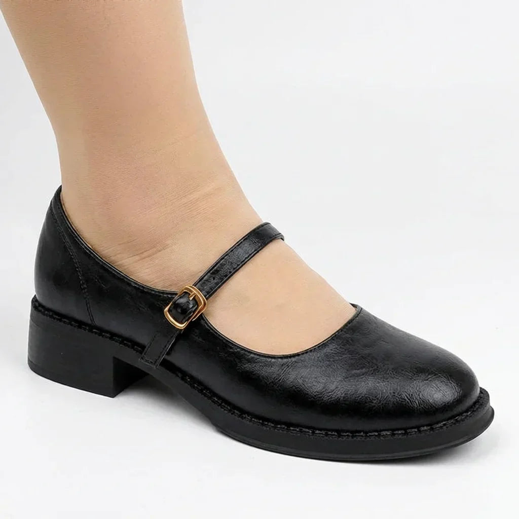 Ondine | Klassieke Comfort Mary Janes Gemaakt van Leer