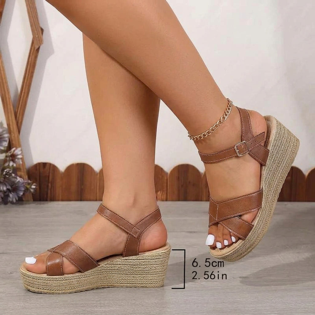 Eleni | Wedge Sandalen