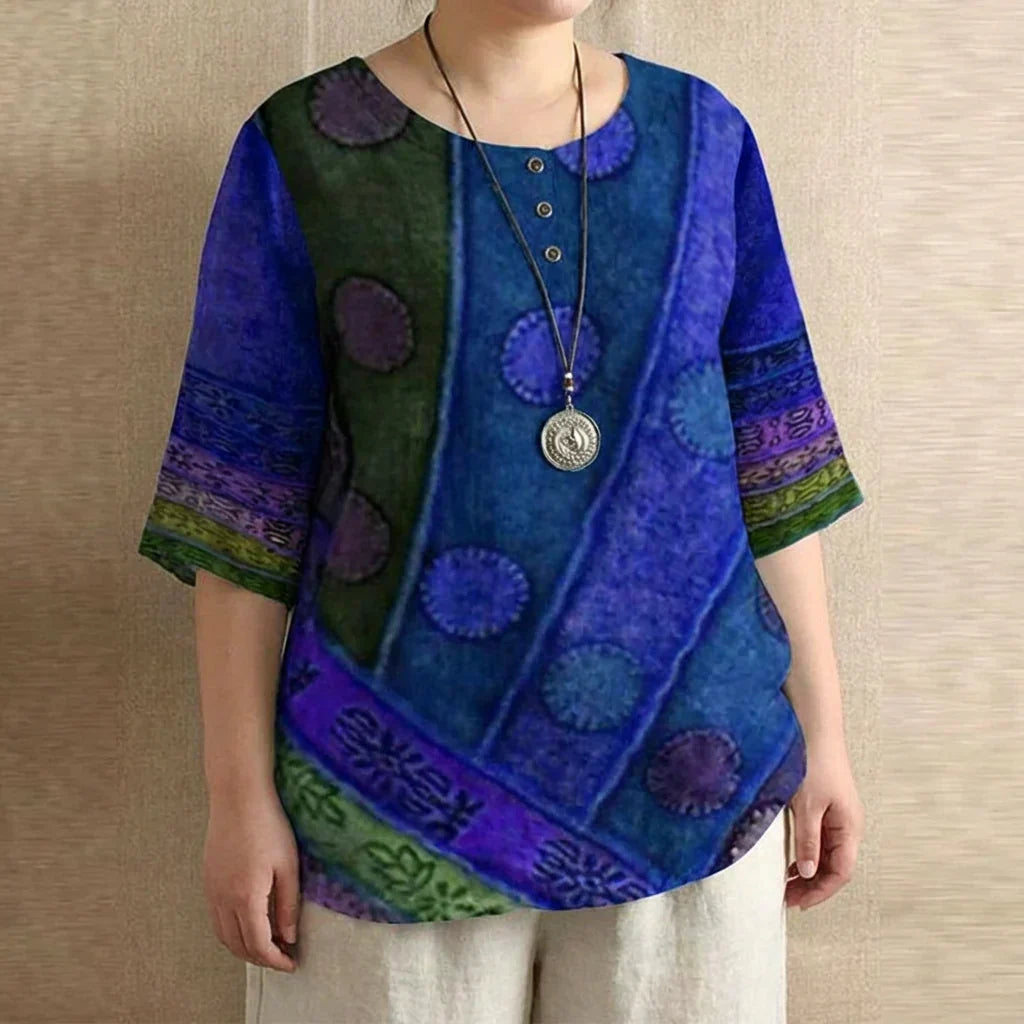 Arabella | Retro-geïnspireerde Blouse