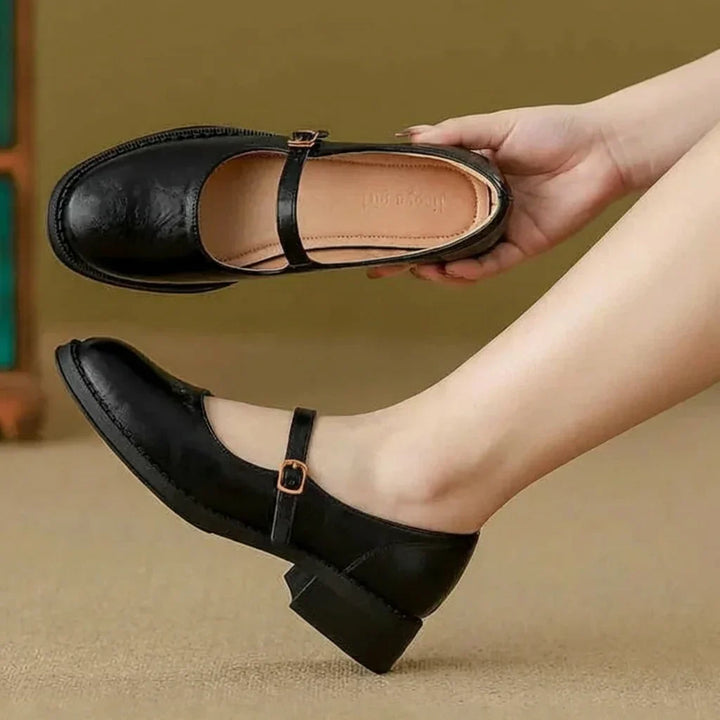Ondine | Klassieke Comfort Mary Janes Gemaakt van Leer