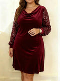 Juna | Velvet Sparkle Mouwjurk