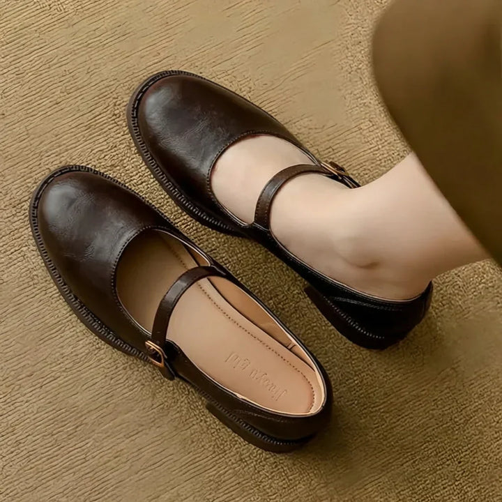 Ondine | Klassieke Comfort Mary Janes Gemaakt van Leer